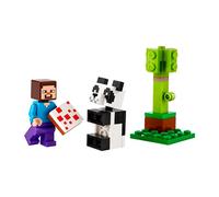LEGO Jouet de construction – Minecraft Steve et le bébé panda