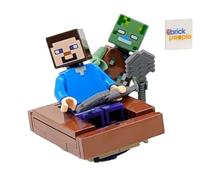 LEGO Minecraft : Steve avec des figurines zombie noyées