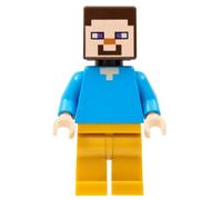 LEGO Minecraft Steve Avec Des Jambes En Or Minifigure De 21162
