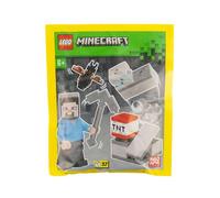 Lego Minecraft Steve en mine de diamants avec chauve-souris - Paperbag Mini figurine (662411)