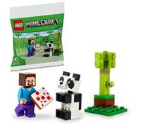 LEGO Minecraft - Steve et le bébé panda, Jouets de construction