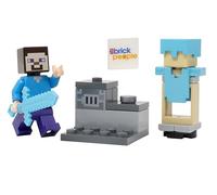 LEGO Minecraft : Steve Mini figurine avec four et armure de diamant