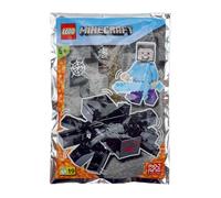 LEGO Minecraft Steve Mini figurine avec pioche et araignée