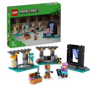 LEGO Minecraft The Armoury Building Toys for Kids, Boys & Girls aged 7 Plus & Mi