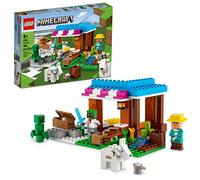 LEGO Minecraft The Bakery Building Kit 21184 Game-Inspired Minecraft Toy Set for Kids Girls Boys Age 8+ Featuring 3 Minecraft Figures and Goat, with Village and Treasure Chest Accessories, Gift Idea