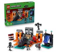 LEGO Minecraft Wither Battle - Interactive Toy with Crimson Warrior, Strider, Ma