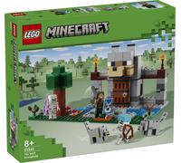 LEGO Minecraft Wolf Fortress, jouet créatif à construire pour les enfants, ensemble pour 8 ans avec table de bricolage et figurines, cadeau pour joueur, garçon et fille, 21261