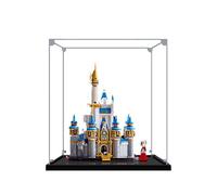 Lego Mini Castle 40478 Vitrine en acrylique pour Lego Mini Castle 40478 - Anti-poussière - Protection UV - Ajustement personnalisé - Cadeau pour les amateurs de modélisme - Rangement d'assemblage -