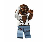 LEGO MINI FIGURINE FIGURE Série 4 - 8804 Homme Loup Garou et son os N°12 NEUF
