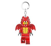LEGO Mini figurines porte-clés lumineux 7,6 cm de haut - Dragon Suit Guy (KE196H), rouge, taille L - 7,6 cm de haut, Rouge, Large - 3 inches tall