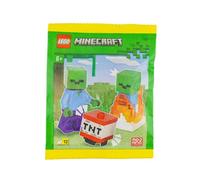 Lego Mini kit Minecraft - Action zombie avec bébé zombie brûlant et TNT - Jeu créatif pour les vrais fans