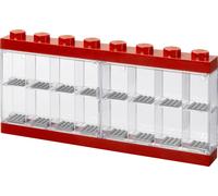 LEGO Minifigure vitrine DISPLAY CASE 16 rouge
