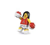 Lego Minifigures Series 8 - SEALED - Red Cheerleader - UNOPENED ONLY by LEGO