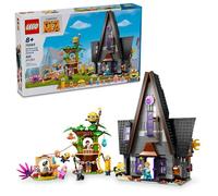 Lego Moi, Moche et méchant 4 Minions et Gru's Family Mansion, Minions Toy House and Tree Playset from Movie Moi, Moche et méchant Jouet Amusant Cadeau créatif pour garçons et Filles âgés de 8 Ans et