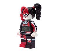 Lego Montre Figurine Harley Quinn Batman Le Film 9009310 pour Enfant|Rouge/Noir|Plastique|Hauteur DE 24 cm|Écran LCD|Garçon/Fille|Produit Officiel