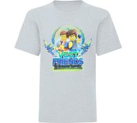 Lego Movie 2 - T-shirt pour garçon NS5404 (116) (Gris)
