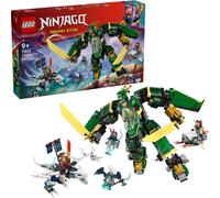 LEGO NINJAGO 2in1 Jet-Mech de Lloyd - Jouet avec 5 minifigures, dragons, équipement et moto volante - Cadeau pour les garçons et les fans de la montée des dragons à partir de 9 ans 71845
