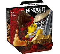 LEGO NINJAGO 71730 - Bataille Épique Kai vs Skulkin avec 2 Minifigurines et Armes Rouges