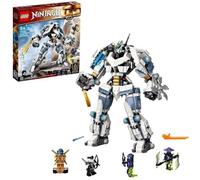 LEGO NINJAGO Jouet Le robot de combat Titan de Zane 71738 avec figurines Jay en or