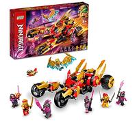LEGO NINJAGO 71773 Voiture multi-terrain Kai Raider Golden Dragon Raider avec figurines Kai et Zane, ensemble de construction pour enfants à partir de 8 ans