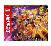 LEGO 71774 NINJAGO L’Ultra Dragon d’Or de Lloyd, Figurine Ninja Inédites Cole, Zane, Kai et Jay, Jouet de Dragon, Enfants 9 Ans