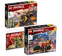 Lego Ninjago 71782 Coles Evo, 71783 Kais Mech Bike EVO & 30593 Lloyd Suit Mech Polybag