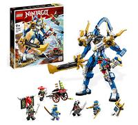 LEGO Ninjago 71785 Le Robot Titan de Jay, Grand Ensemble de Figurines, Jouet pour Enfants, Garçons et Filles avec 5 Minifigurines et Arbalète, Jeu 2023
