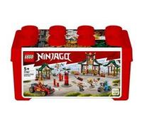 LEGO Boîte de briques créatives Ninjago 71787 – Parcours, voiture & moto, 6 minifigurines, 5 ans