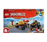 LEGO 71789 – Le combat en voiture et en moto de Kai et Ras