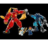 LEGO ninjago 71808 Le robot élémentaire du feu de Kai Idée Cadeau,Maquette,Décoration Maison
