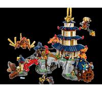 LEGO ninjago 71814 La ville au temple du tournoi Idée Cadeau,Maquette,Décoration Maison