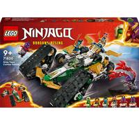 LEGO Ninjago 71820 Véhicule combiné équipe des ninjas - Set 4‑en‑1, 6 minifigurines, dès 9 ans