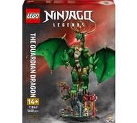 LEGO Ninjago Le Dragon Gardien - Maquette de Figurine de Dragon Articulée - Minifigurine de Maître WU & Présentoir Pittoresque Imitation Roche - Cadeau pour Garçon dès 14 Ans 71847