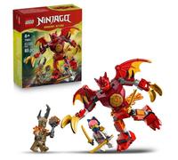 LEGO NINJAGO 71851 Pack de Combat : le Robot Dragon de Kai - Jeu 6 ans