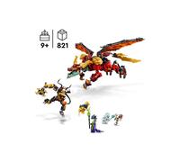 LEGO NINJAGO 71868 Robot Dragon transformable 2-en-1 Braséra et 6 minifigures Rouge/Noir