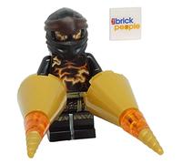 LEGO Ninjago : Cole Minifigurine de Master of The Mountain avec des armes percées