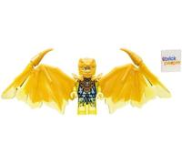 LEGO Ninjago Crystalized: Jay Golden Dragon Minifig avec épée éclair