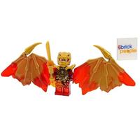 LEGO Ninjago Crystalized: Kai Golden Dragon Minifig avec épée de feu