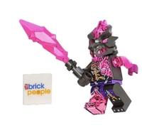 LEGO Ninjago Crystalized: Vengestone Guard Mini figurine avec lance Vengestone