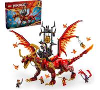 LEGO NINJAGO Dragon source du mouvement, Jouet d'aventure pour enfants, Set de jeu ninja avec 6 minifigures, Cadeau d'anniversaire pour garçons et filles à partir de 12 ans 71822
