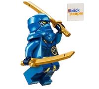 LEGO Ninjago Dragons Rising: Jay Mini figurine avec deux épées - Ninja bleu à partir de 6 ans