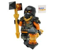 LEGO Ninjago Dragons Rising Season 2 : Cole Climber Mini figurine avec marteaux de combat