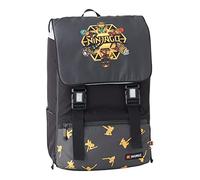 LEGO Ninjago École Extensible, Sac à Dos Mixte Enfant, Noir doré, 32L