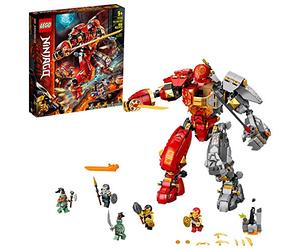 LEGO NINJAGO Fire Stone Mech 71720 Building Kit Featuring LEGO Ninja Mech, New 2020 (968 Pieces)