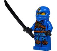 LEGO® Ninjago: Jay (Blue Ninja) Minifigure with Katana (Sword) 2015 Version - Zukin