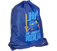 Lego Ninjago Jay Sac à Chaussures Scolaire Enfant Sac de Sport à Cordon Bleu