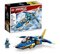 Lego Ninjago Jay's Lightning Jet Evo 71784 Jeu de Construction d'avion Ninja, idée de Cadeau d'anniversaire à Collectionner pour Petits-Enfants, garçons et Filles à partir de 7 Ans