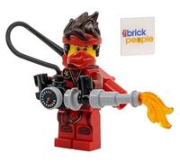 LEGO Ninjago Kai – Île avec lance‑flammes et tuile bonus