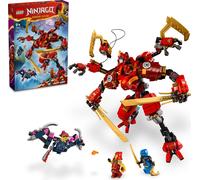 LEGO NINJAGO Kais Kit de Mech ninja grimpant, jouet ninja avec figurine constructible et 4 mini-figurines, set d'aventure pour enfants, cadeau d'anniversaire pour garçons et filles de 9 ans 71812