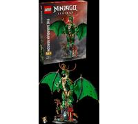 LEGO NINJAGO Kit de construction du dragon gardien - Avec figurine de dragon, mini-figurine de Maître Wu & support - Kit de construction pour garçons à partir de 14 ans & adolescents 71847